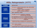 AFP (alfa1 – fetoprotein)